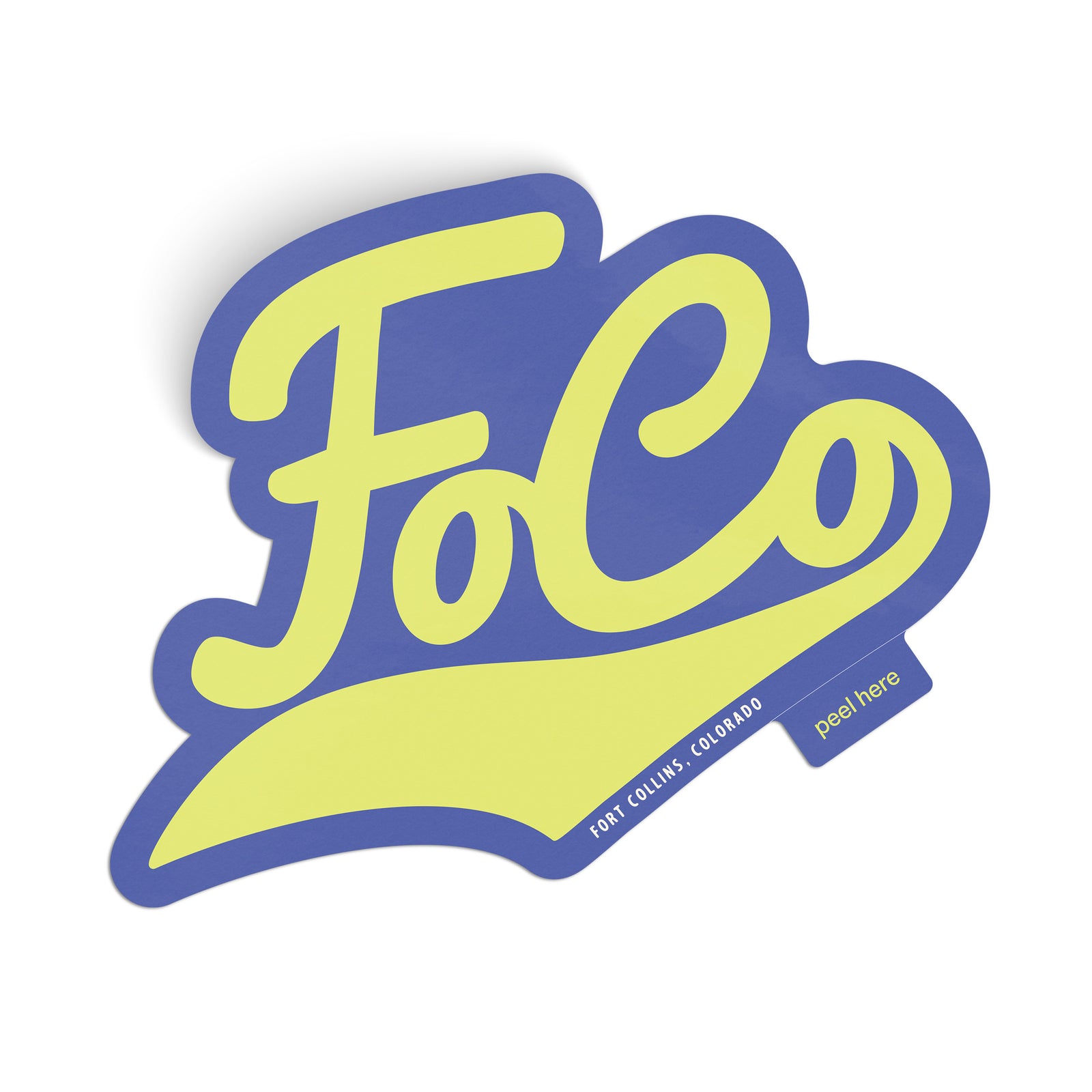 FoCo Large Sticker - green