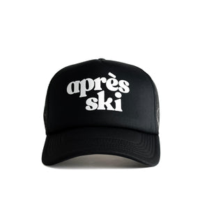 Après Ski Recycled Trucker Hat - black