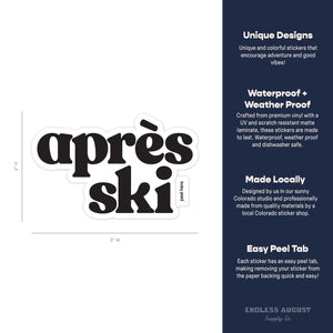 Apres Ski Sticker