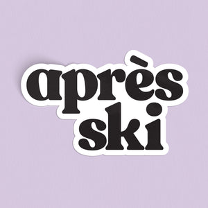 Après Ski Sticker