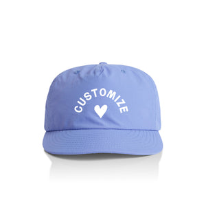 Customizable Heart Nylon Hat