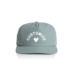 Customizable Heart Nylon Hat