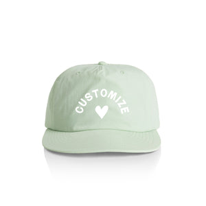 Customizable Heart Nylon Hat