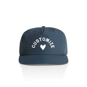 Customizable Heart Nylon Hat