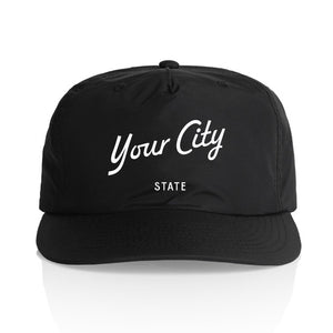 Customizable Script City Nylon Hat