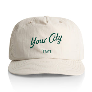 Customizable Script City Nylon Hat