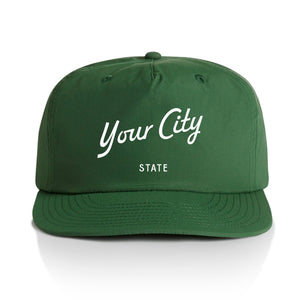 Customizable Script City Nylon Hat