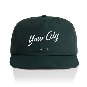 Customizable Script City Nylon Hat