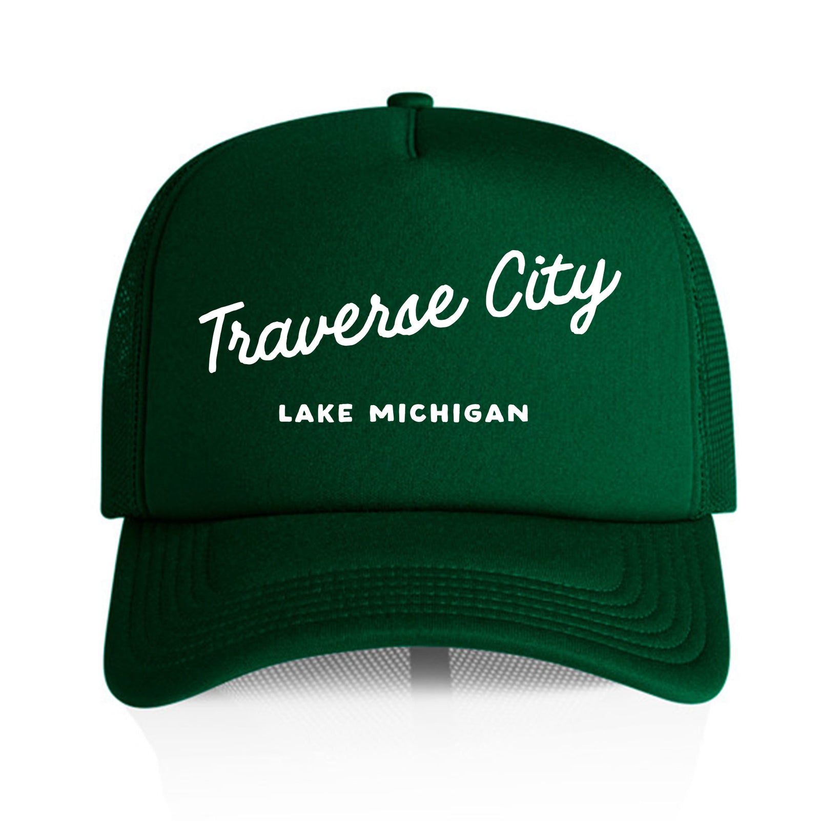 Customizable Handwritten Script Text Recycled Trucker Hat
