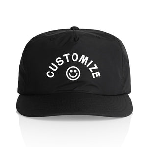 Customizable Smiley Face Nylon Hat