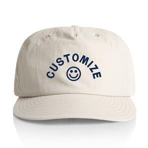 Customizable Smiley Face Nylon Hat