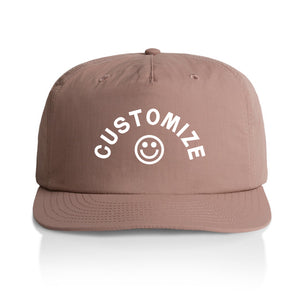 Customizable Smiley Face Nylon Hat