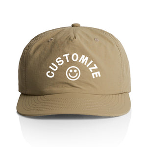 Customizable Smiley Face Nylon Hat