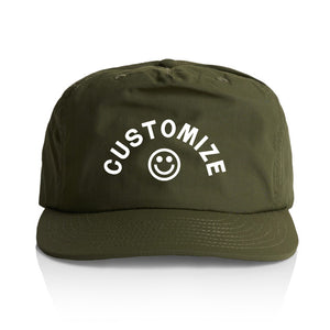 Customizable Smiley Face Nylon Hat