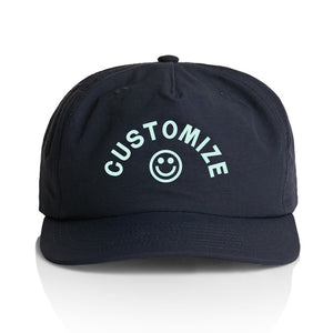 Customizable Smiley Face Nylon Hat