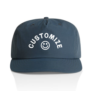 Customizable Smiley Face Nylon Hat