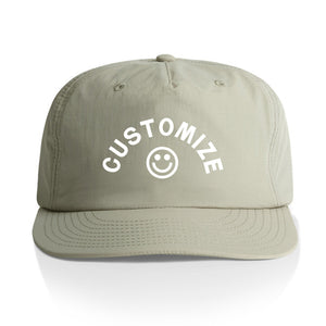 Customizable Smiley Face Nylon Hat