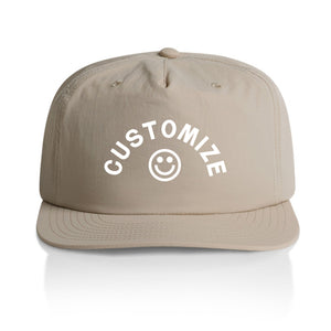 Customizable Smiley Face Nylon Hat