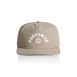 Customizable Smiley Face Nylon Hat