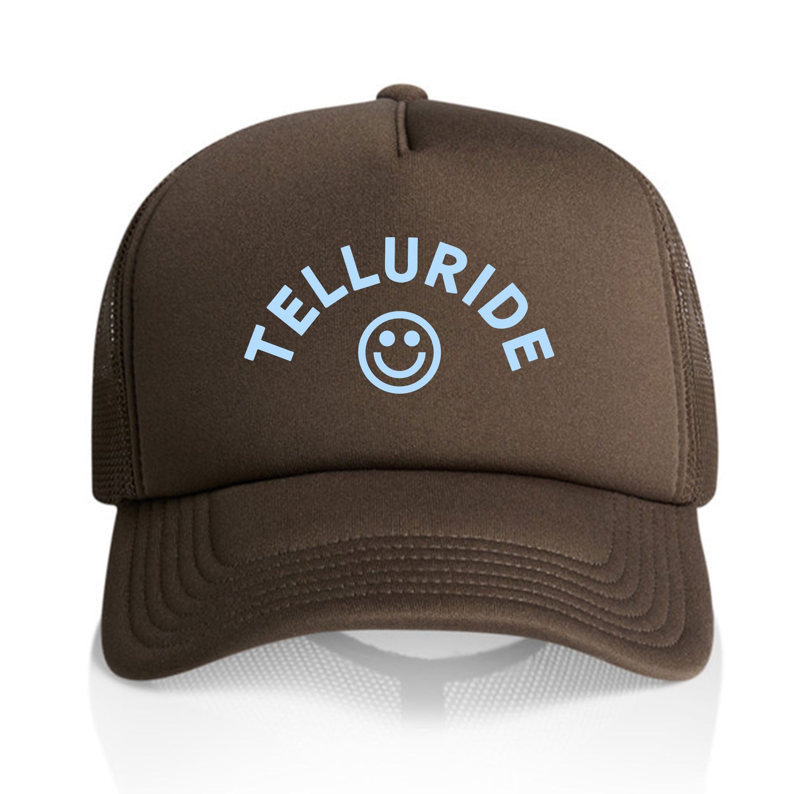 Customizable Smiley Face Recycled Trucker Hat