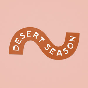 Desert Season Squiggle Sticker