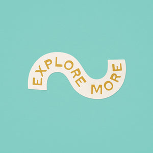 Explore More Sticker - yellow