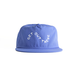 Get Out There Recycled Nylon Quick Dry Hat - lapis