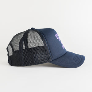 Good Things Recycled Trucker Hat - navy