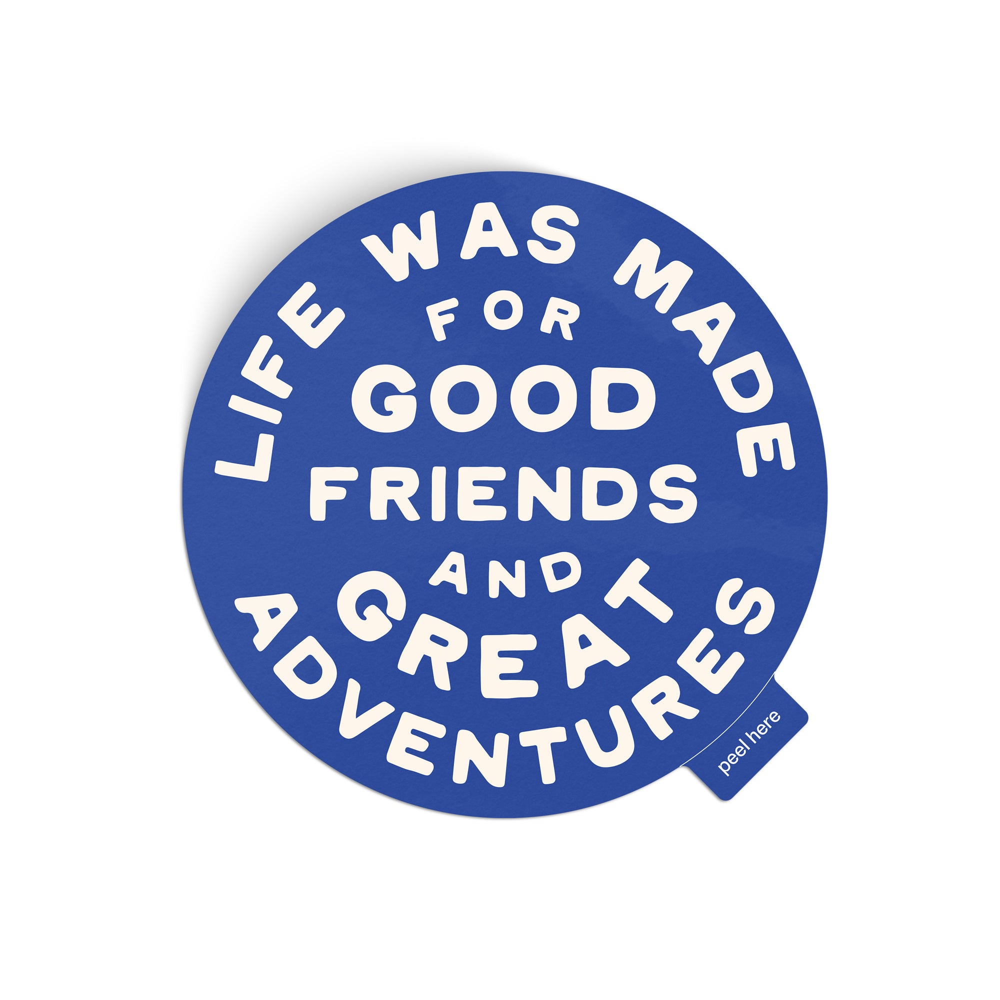 Great Adventures Sticker - blue