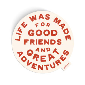 Great Adventures Sticker - red