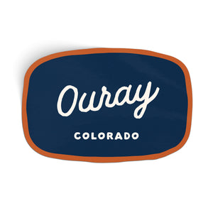 Customizable Handwritten Script City Sticker