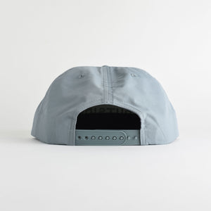 Happiest Outside Recycled Nylon Quick Dry Hat - mineral blue