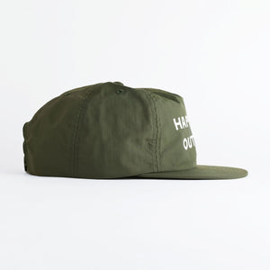 Happiest Outside Recycled Nylon Quick Dry Hat - moss