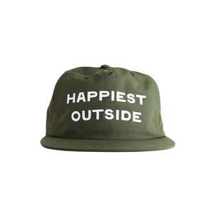 Happiest Outside Recycled Nylon Quick Dry Hat - moss