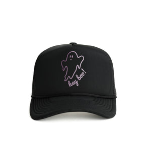 Hey Boo! Trucker Hat - shimmer