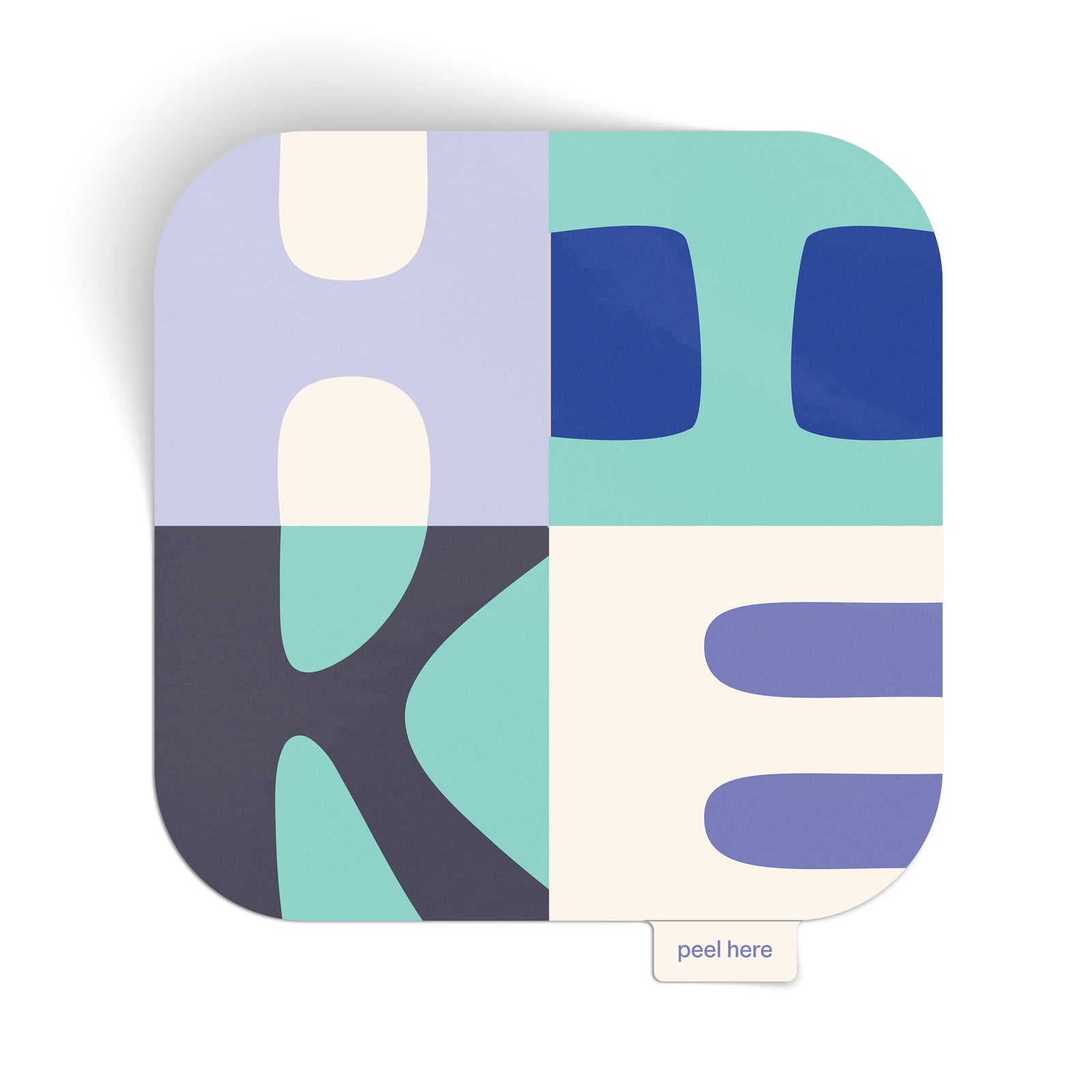 Hike Large Sticker - blues