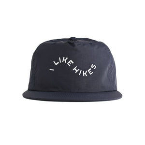 I Like Hikes Recycled Nylon Quick Dry Hat - navy