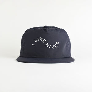 I Like Hikes Recycled Nylon Quick Dry Hat - navy