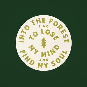 Into The Forest Sticker - light green