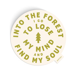 Into The Forest Sticker - light green