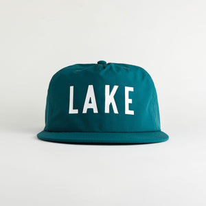 Lake Recycled Nylon Quick Dry Hat - atlantic