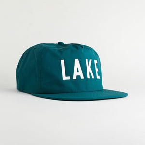 Lake Recycled Nylon Quick Dry Hat - atlantic