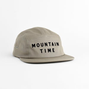 Mountain Time Five Panel Hat - khaki