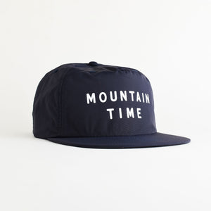 Mountain Time Recycled Nylon Quick Dry Hat - navy