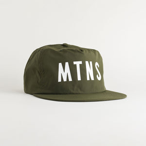 MTNS Recycled Nylon Quick Dry Hat - moss