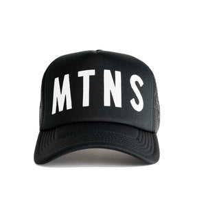 MTNS Recycled Trucker Hat - black