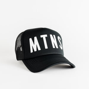 MTNS Recycled Trucker Hat - black