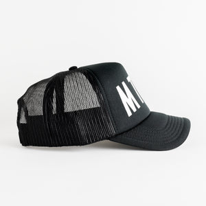 MTNS Recycled Trucker Hat - black