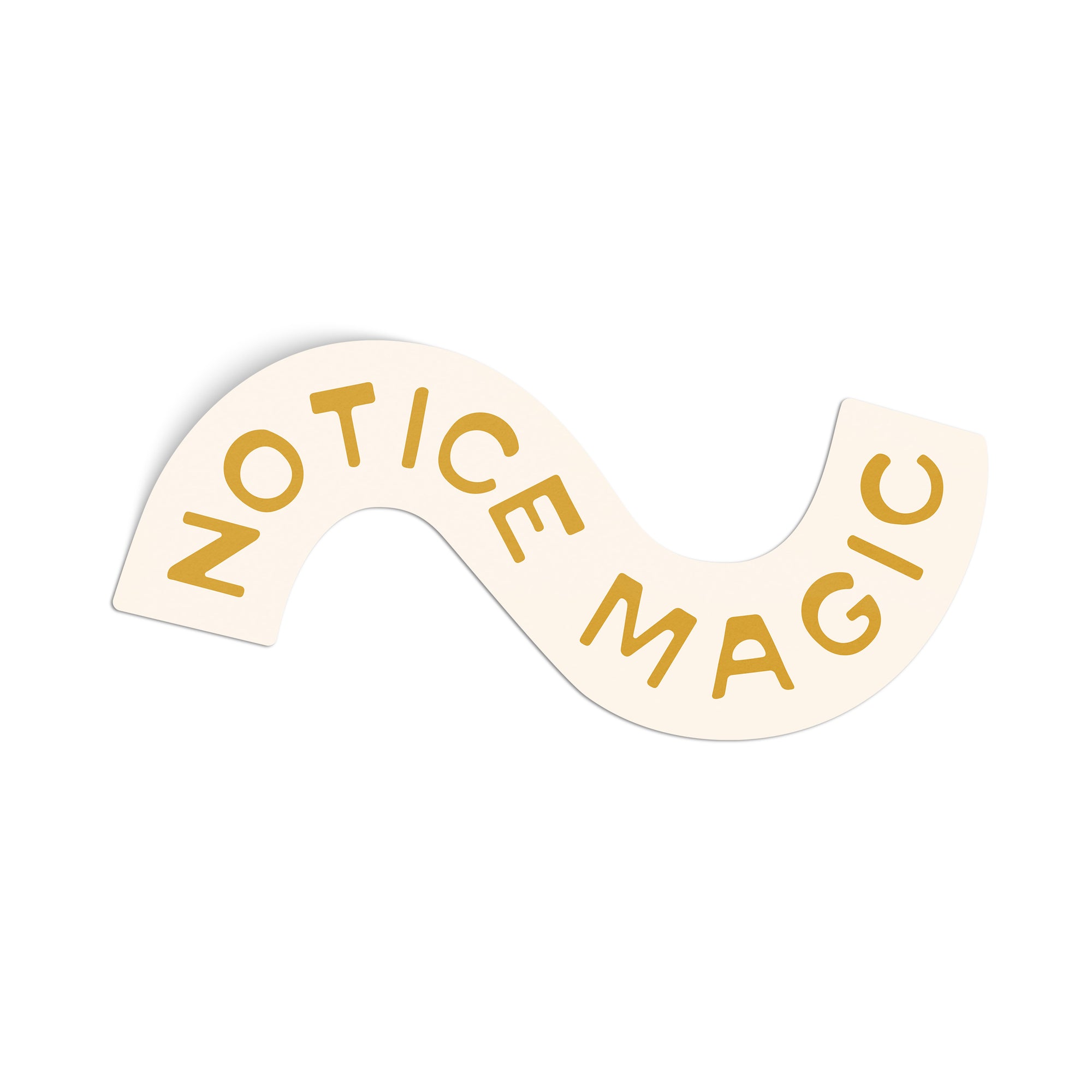 Notice Magic Sticker - yellow