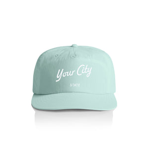 Customizable Script City Nylon Hat